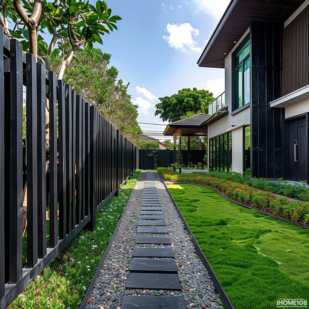 Lựa chọn sắp xếp cây trong sân vườn hiện đại